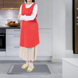 Maxbell Kitchen Mat Non Slip Comfort Decorative Kitchen Rug for Workshop Sink Office Gray S