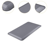 Maxbell Kitchen Mat Non Slip Comfort Decorative Kitchen Rug for Workshop Sink Office Gray S