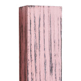 Maxbell Wood Wall Planter for Indoor Plants Artificial Flower Plants Wooden Vase Pink