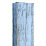 Maxbell Wood Wall Planter for Indoor Plants Artificial Flower Plants Wooden Vase Blue