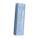 Maxbell Wood Wall Planter for Indoor Plants Artificial Flower Plants Wooden Vase Blue