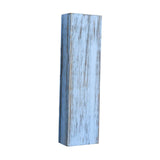 Maxbell Wood Wall Planter for Indoor Plants Artificial Flower Plants Wooden Vase Blue