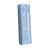 Maxbell Wood Wall Planter for Indoor Plants Artificial Flower Plants Wooden Vase Blue