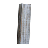 Maxbell Wood Wall Planter for Indoor Plants Artificial Flower Plants Wooden Vase Grey