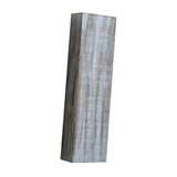Maxbell Wood Wall Planter for Indoor Plants Artificial Flower Plants Wooden Vase Grey