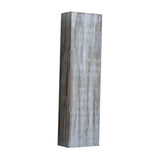 Maxbell Wood Wall Planter for Indoor Plants Artificial Flower Plants Wooden Vase Grey