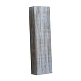 Maxbell Wood Wall Planter for Indoor Plants Artificial Flower Plants Wooden Vase Grey