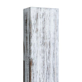 Maxbell Wood Wall Planter for Indoor Plants Artificial Flower Plants Wooden Vase White