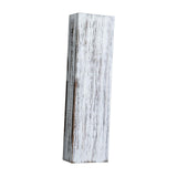 Maxbell Wood Wall Planter for Indoor Plants Artificial Flower Plants Wooden Vase White