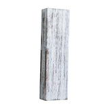 Maxbell Wood Wall Planter for Indoor Plants Artificial Flower Plants Wooden Vase White