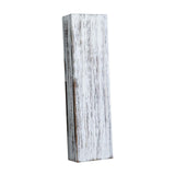 Maxbell Wood Wall Planter for Indoor Plants Artificial Flower Plants Wooden Vase White