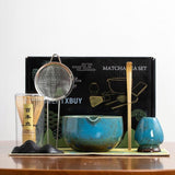 Maxbell 7Pcs Matcha Whisk Set Handmade Accessories for Home Friends Housewarming Gift