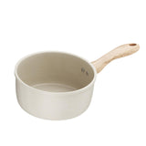 Maxbell Milk Pan Anti Scale Handle Cookware Infant Breakfast Pot for Apartment Kitchen 18cm With Steamer