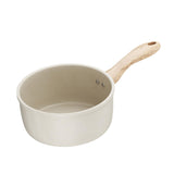 Maxbell Milk Pan Anti Scale Handle Cookware Infant Breakfast Pot for Apartment Kitchen 18cm No Lid