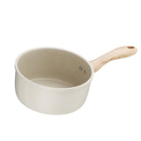 Maxbell Milk Pan Anti Scale Handle Cookware Infant Breakfast Pot for Apartment Kitchen 18cm No Lid