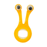 Maxbell 2Pcs Snail Shaped Monitor Stands Decorative for Office Travel Business Trips Yellow