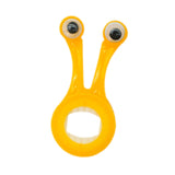 Maxbell 2Pcs Snail Shaped Monitor Stands Decorative for Office Travel Business Trips Yellow
