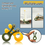 Maxbell 2Pcs Snail Shaped Monitor Stands Decorative for Office Travel Business Trips Yellow