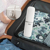 Maxbell Toothbrush Toothpaste Travel Case Storage Container for Hotel Shower Camping S White