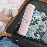 Maxbell Toothbrush Toothpaste Travel Case Storage Container for Hotel Shower Camping S Pink
