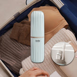 Maxbell Toothbrush Toothpaste Travel Case Storage Container for Hotel Shower Camping S Green