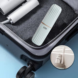Maxbell Toothbrush Toothpaste Travel Case Storage Container for Hotel Shower Camping S Green