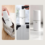 Maxbell Toothbrush Toothpaste Travel Case Storage Container for Hotel Shower Camping L White