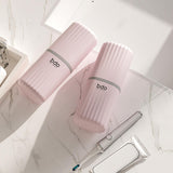 Maxbell Toothbrush Toothpaste Travel Case Storage Container for Hotel Shower Camping L Pink