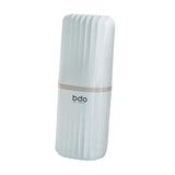 Maxbell Toothbrush Toothpaste Travel Case Storage Container for Hotel Shower Camping L Green