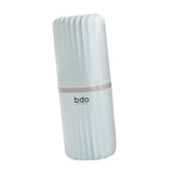 Maxbell Toothbrush Toothpaste Travel Case Storage Container for Hotel Shower Camping L Green