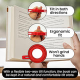 Maxbell Thumb Book Page Holder Thumb Bookmark Book Opener Holder for Bookworm Office