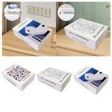 Maxbell Book Shaped Cord Organiser Conceal Power Strip for Drawers Desks Countertops A