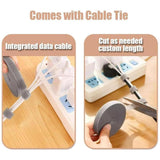 Maxbell Book Shaped Cord Organiser Conceal Power Strip for Drawers Desks Countertops A