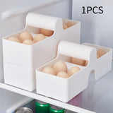 Maxbell Egg Holder Stackable Portable Carrier Hold 8 Eggs for Fridge Kitchen Camping
