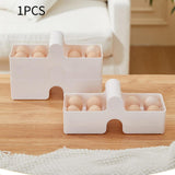 Maxbell Egg Holder Stackable Portable Carrier Hold 8 Eggs for Fridge Kitchen Camping