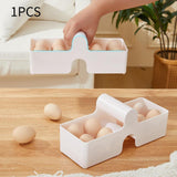 Maxbell Egg Holder Stackable Portable Carrier Hold 8 Eggs for Fridge Kitchen Camping
