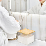 Maxbell Tissue Box Acrylic Waterproof Napkin Dispenser for Hotel Living Room Kitchen