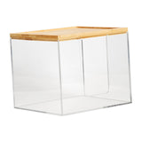 Maxbell Tissue Box Acrylic Waterproof Napkin Dispenser for Hotel Living Room Kitchen