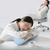 Maxbell Office Chair Neck Support for Car Office Gaming Accessories Desk Rest Pillow Blue