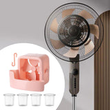 Maxbell Fan Cooling Quiet Household Shaking Fan Fast Cooling for Desk Office Bedroom Pink