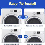 Maxbell Washer Knob Lightweight Portable Easy Installation Washer Dryer Control Knob