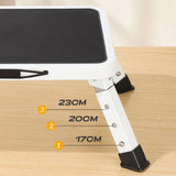 Maxbell Folding Step Stool Portable Adjustable Height for Living Room Office Bedside