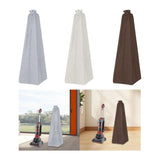Maxbell Upright Vacuum Cleaner Storage Bag Universal 210D Oxford Cloth Sweeper Pouch gray
