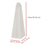 Maxbell Upright Vacuum Cleaner Storage Bag Universal 210D Oxford Cloth Sweeper Pouch beige