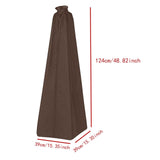 Maxbell Upright Vacuum Cleaner Storage Bag Universal 210D Oxford Cloth Sweeper Pouch coffee