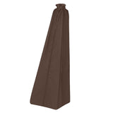 Maxbell Upright Vacuum Cleaner Storage Bag Universal 210D Oxford Cloth Sweeper Pouch coffee