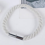Maxbell Curtain Tieback Holdbacks Minimalist Simple Easy to Use Ornament for Bedroom White