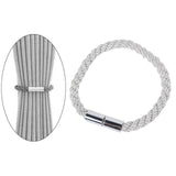Maxbell Curtain Tieback Holdbacks Minimalist Simple Easy to Use Ornament for Bedroom White