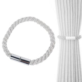 Maxbell Curtain Tieback Holdbacks Minimalist Simple Easy to Use Ornament for Bedroom White
