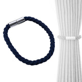 Maxbell Curtain Tieback Holdbacks Minimalist Simple Easy to Use Ornament for Bedroom Blue